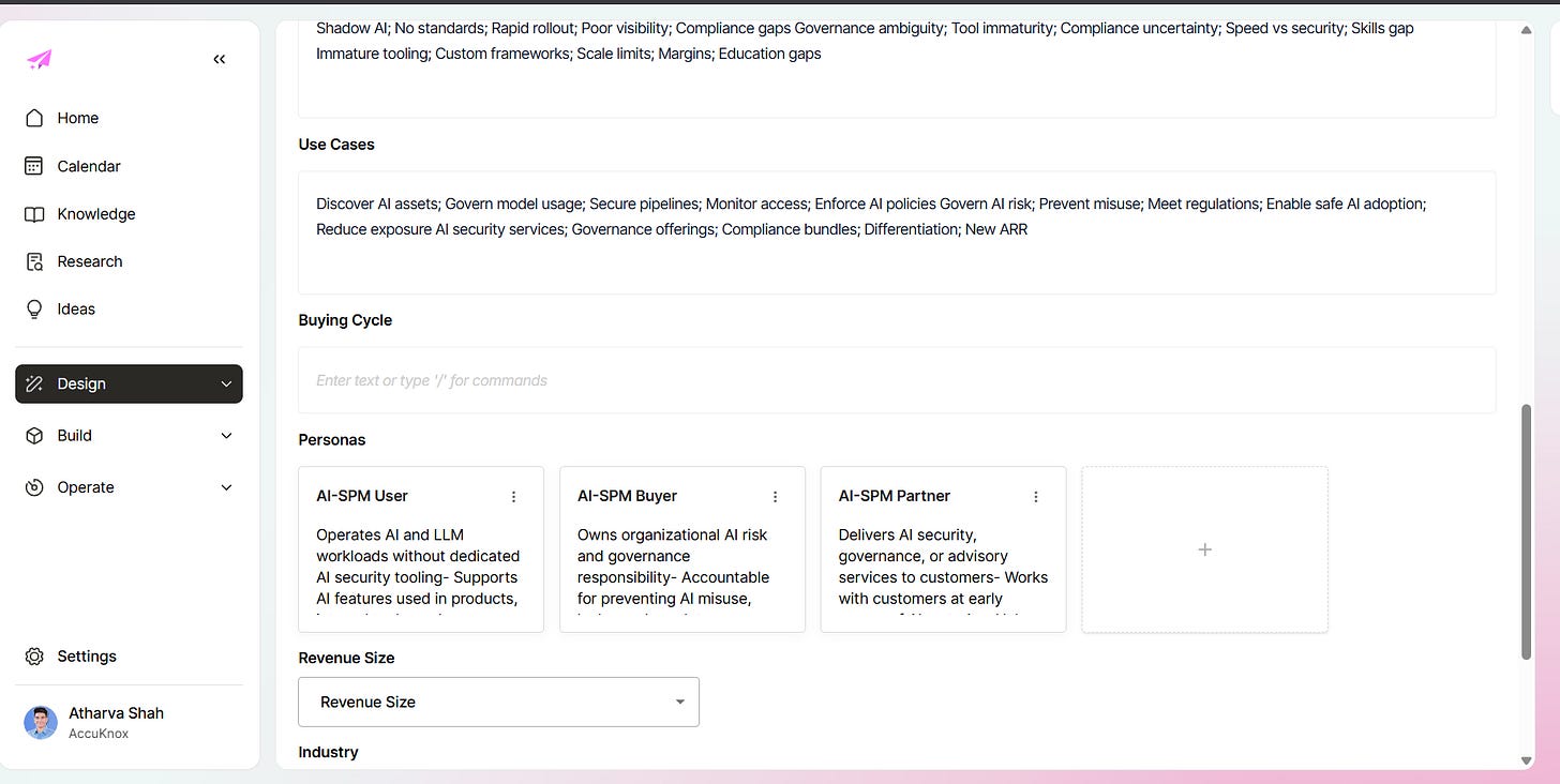 AI-SPM ICP view in Magi: ICP description, use cases, pain points, buying cycle, and 3 personas (AI-SPM User, AI-SPM Buyer, AI-SPM Partner) AI-SPM ICP view in Magi: ICP description, use cases, pain points, buying cycle, and 3 personas (AI-SPM User, AI-SPM Buyer, AI-SPM Partner)