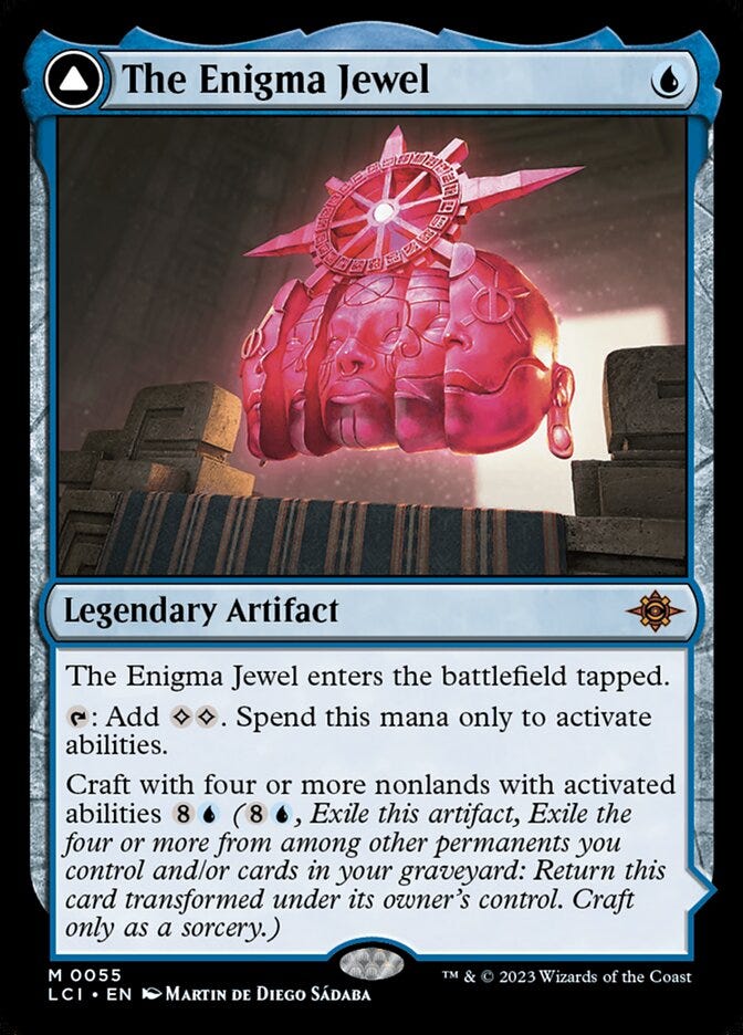 The Enigma Jewel // Locus of Enlightenment (The Lost Caverns of Ixalan #55)