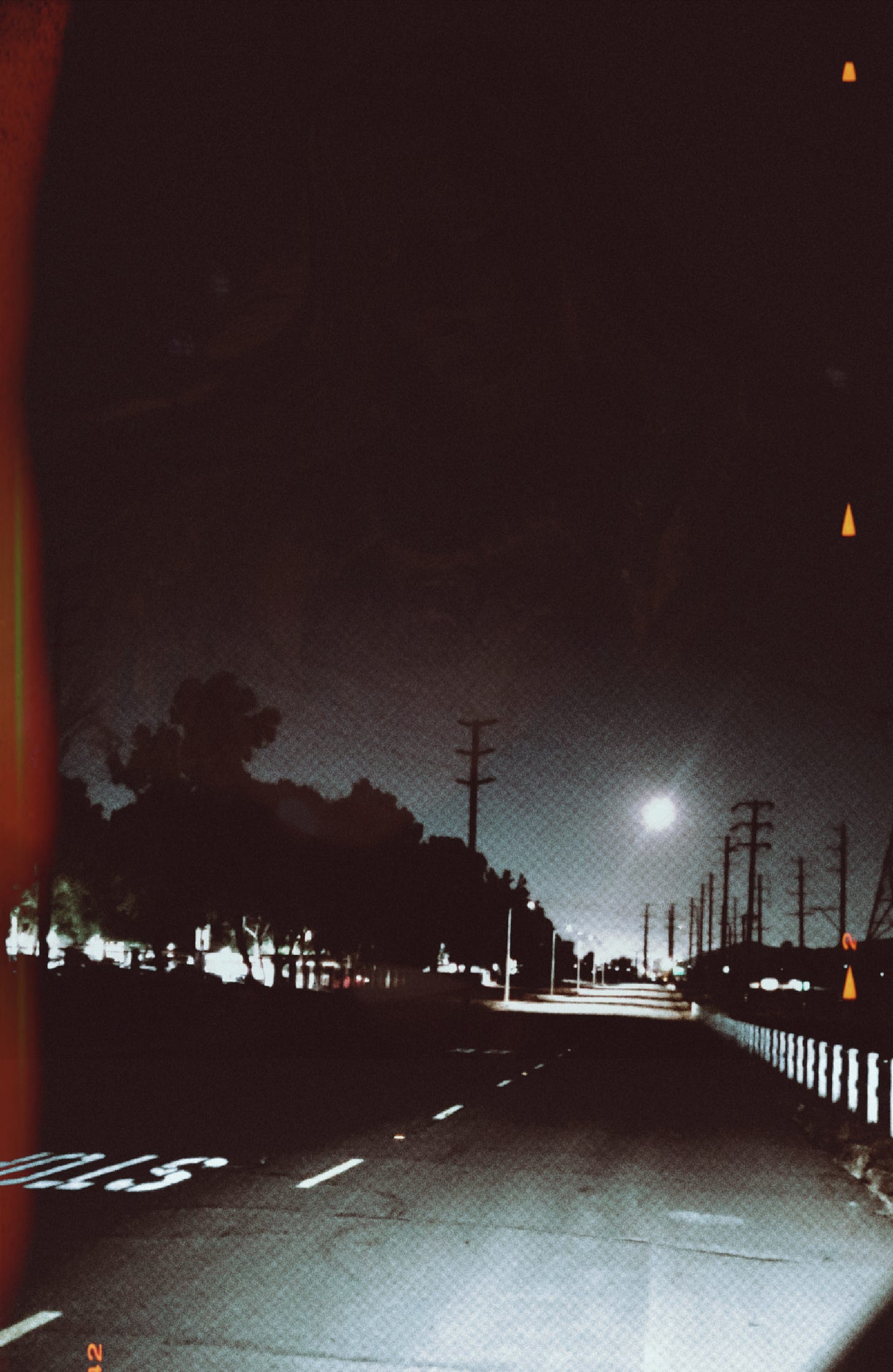 a photo of a lonely street not far from where i live