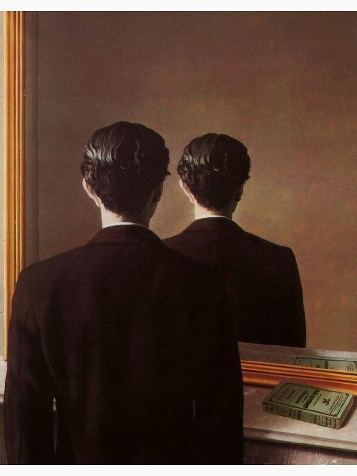 Reńe Magritte and Self identity. Not to be Reproduced by Magritte is… | by  Shivam Sharma | Medium Reńe Magritte and Self identity. Not to be Reproduced by Magritte is… | by  Shivam Sharma | Medium