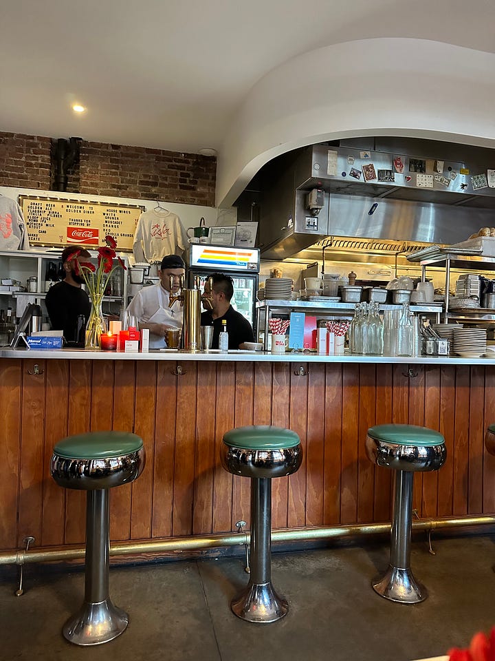 Isla Beauty turned Isla Diner - event celebrating The Elixir at NYC's Golden Diner I attended