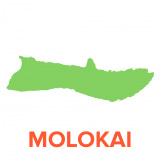 Molokai locator map