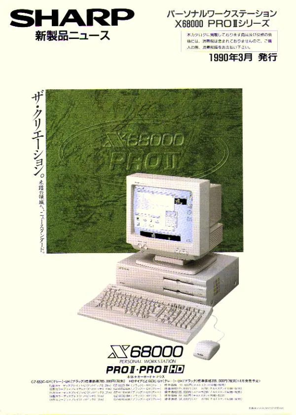 Sharp MZ, X1, and X68000 Computers: Complete Timeline (19781993)