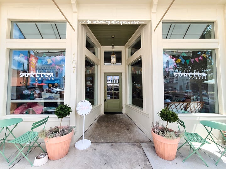 Sorella Coffee front door exterior