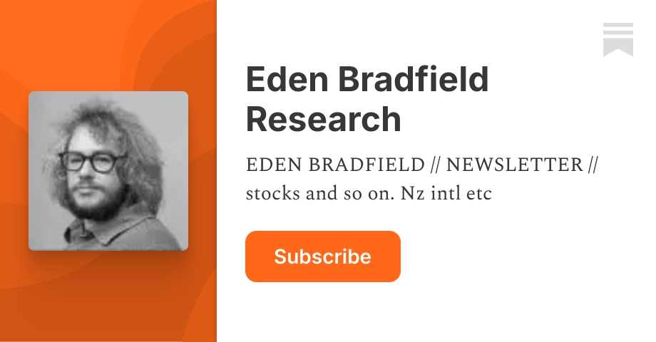 Eden Bradfield Research | Substack