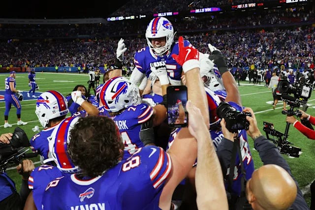 Buffalo Bills' stunning, brilliant, impossible win over the Ravens is an  instant classic - Yahoo Sports