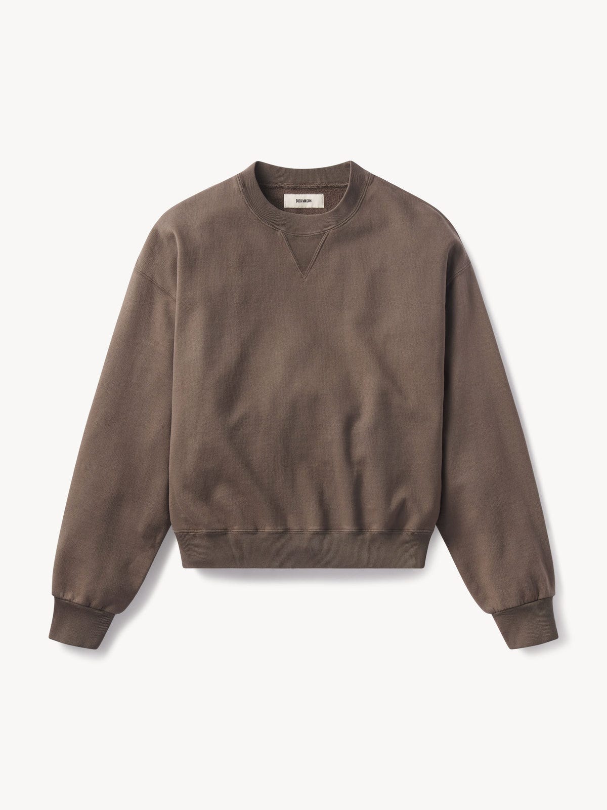 Smokey Ash Vintage Interloop Oversized Crew - Product Flat