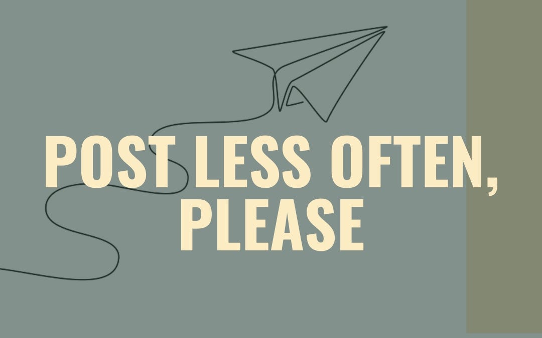 How often to post on Substack in 2026 - by Sarah Fay, PhD