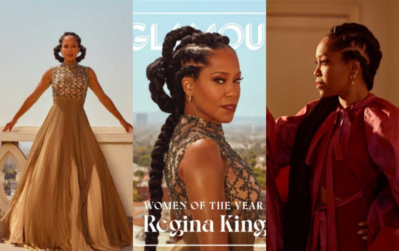 Regina King's Glamour Magazine Woman of the Year cover makes us fall in  love with her more - FeedMuster