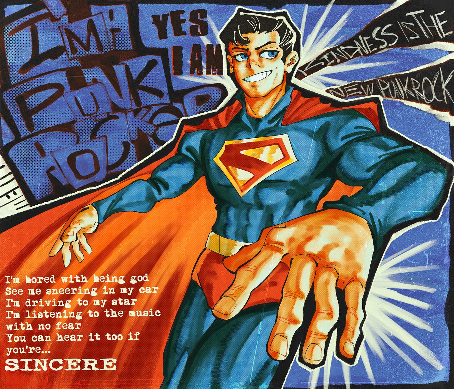 Mello💥 on X: "PUNKROCKER #Superman https://t.co/v6RNoZjkzm" / X