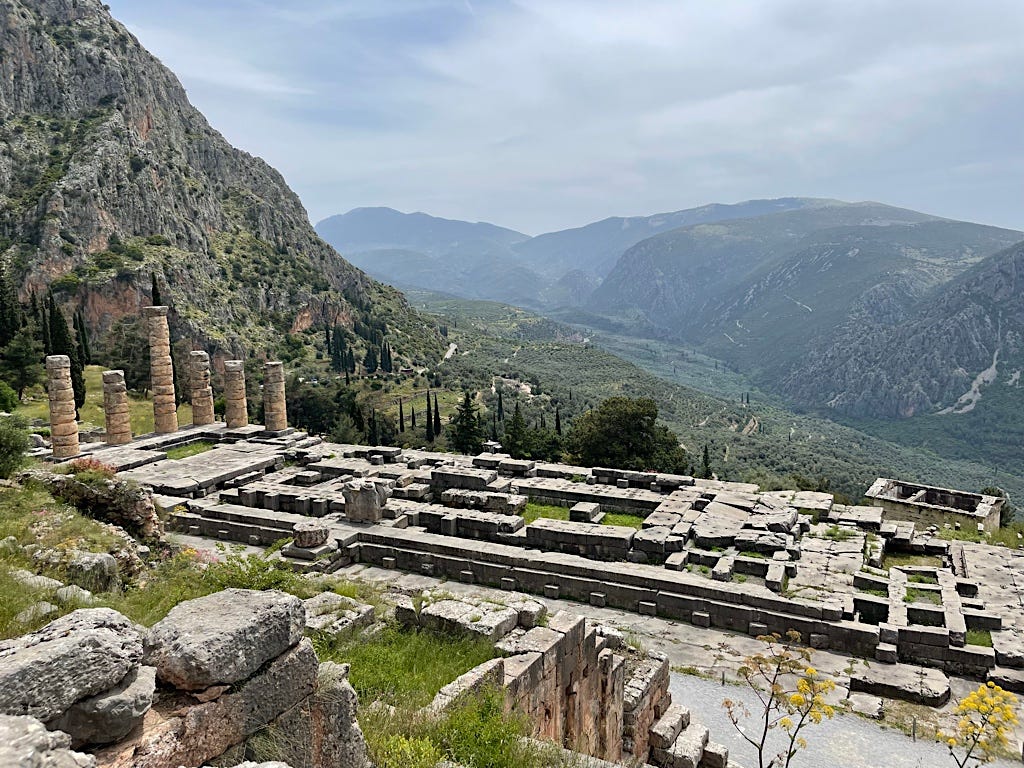 The temple of Apollo