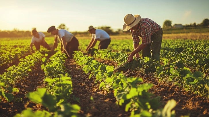 Free Farmers tending crops Image - Farming, Agriculture, Sunlight | Download at StockCake Free Farmers tending crops Image - Farming, Agriculture, Sunlight | Download at StockCake