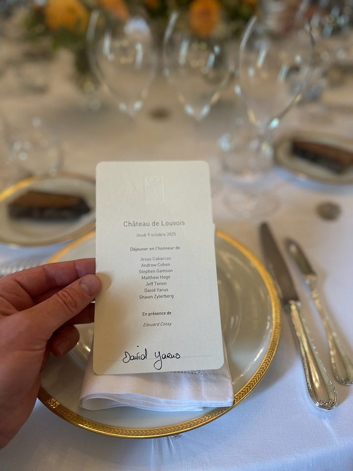 An unforgettable lunch at Chateau du Luvois
