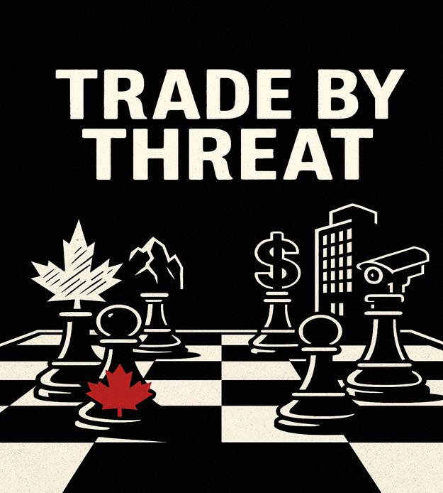 A chess board with chess pieces and a maple leaf A chess board with chess pieces and a maple leaf