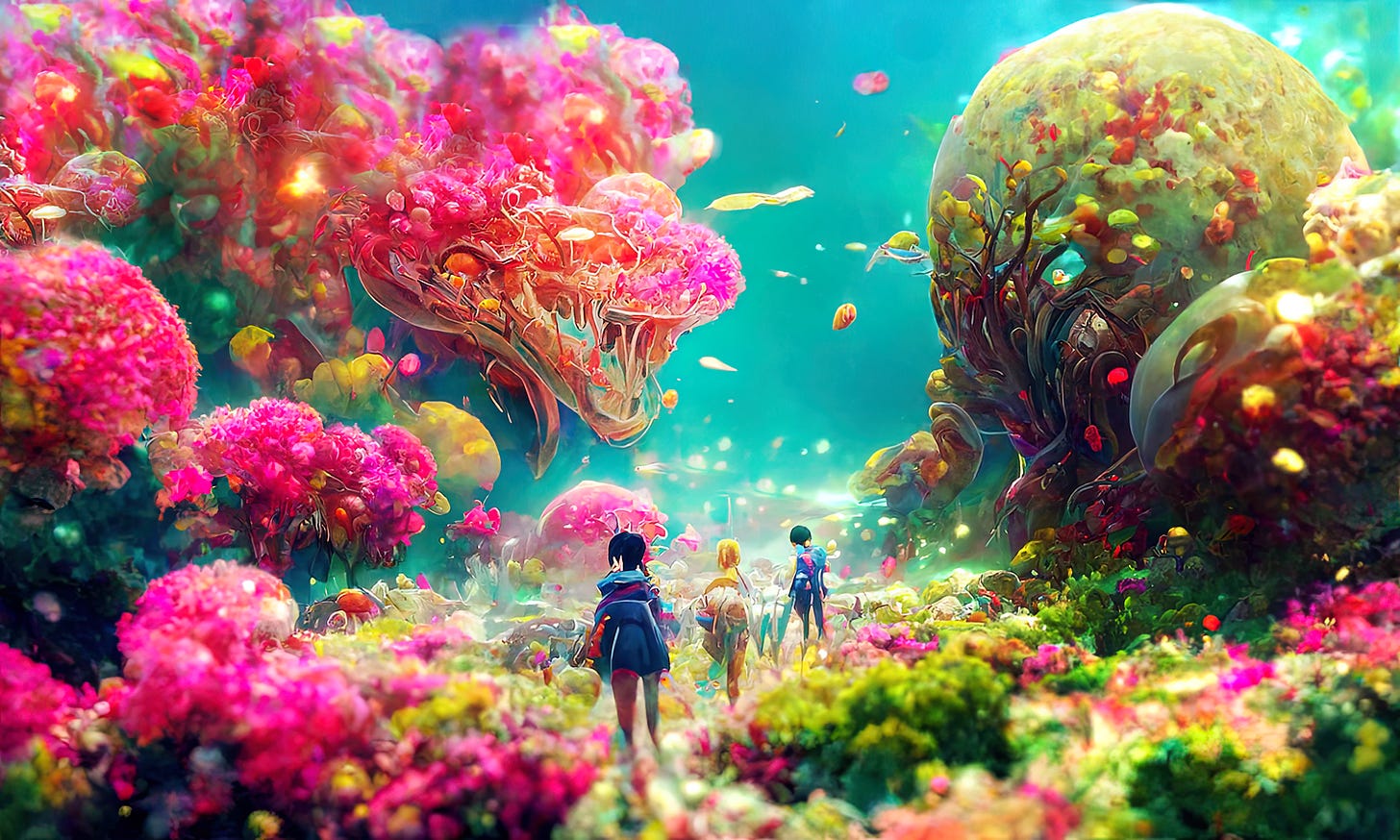 Explore the beauty of the deep sea by Thomas Intuitive Art