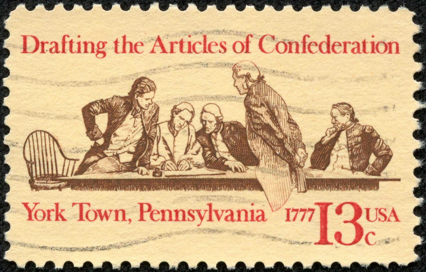 邦联条例纪念邮票 Articles of Confederation