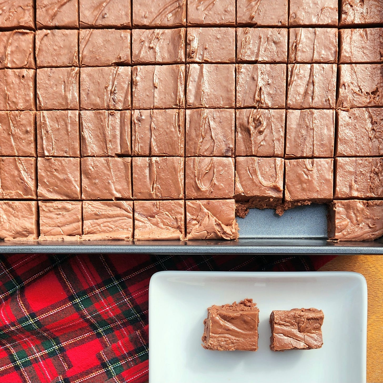 Photo of the end product of this recipe — fudge