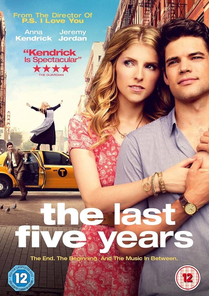 Amazon.com: The Last Five Years [DVD] : Bill Hunter, Anna Kendrick, Jeremy  Jordan, Tamara Mintz, Cassandra Inman, Kate Meltzer, Emma Meltzer, Bettina  Bresnan, Charly Bivona, Alex Stebbins, The Last Five Years (2014),