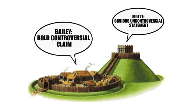 The ​'Motte & Bailey' meme reveals what's wrong with political arguments in  2020 - Big Think