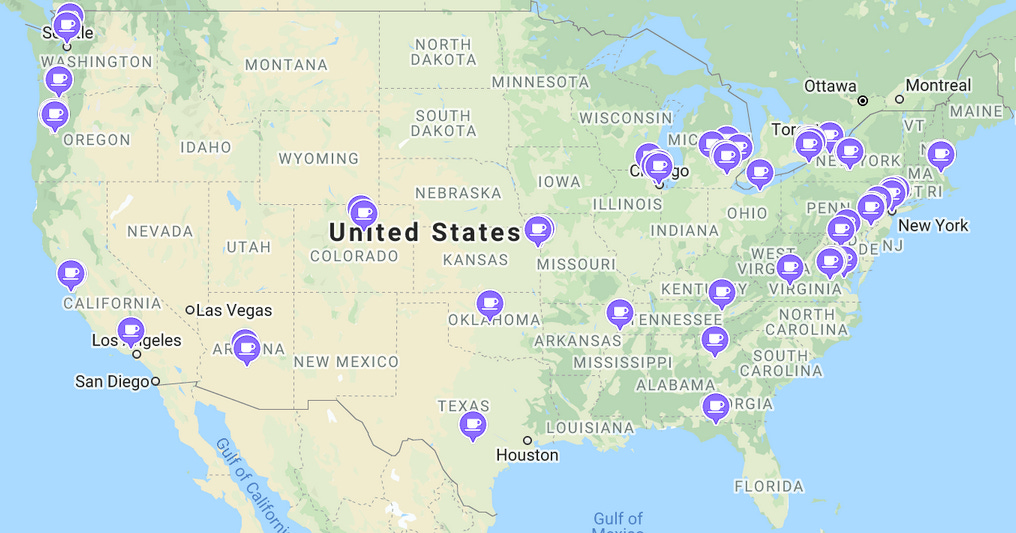 Starbucks coffee shops unionizing in the US
