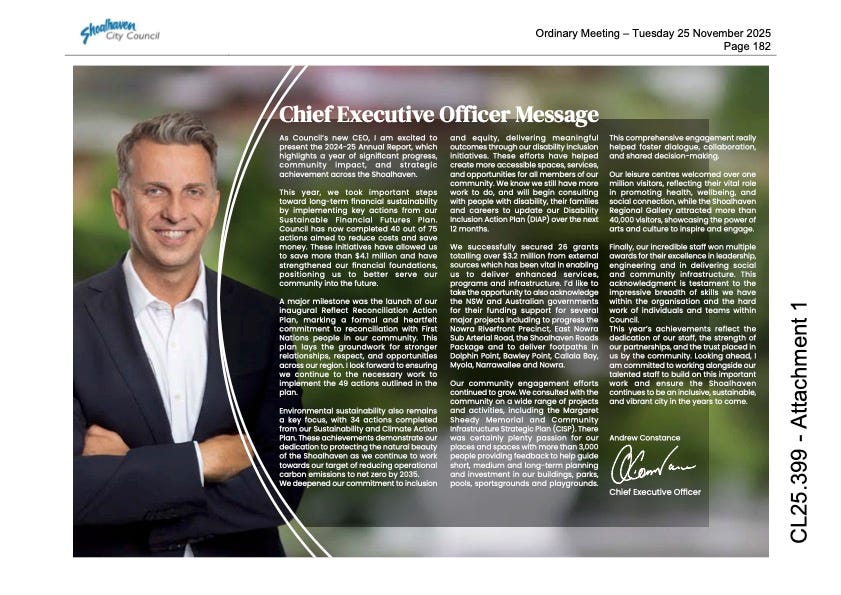And What About the CEO’s Annual Report Message?