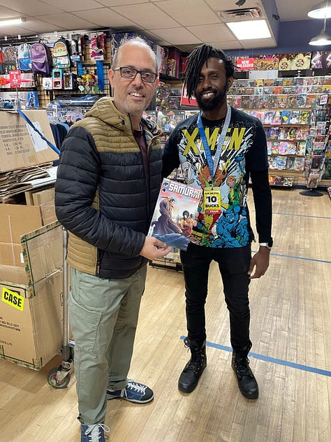 Samurai 2.0 comics at Midtown Comics in New York City