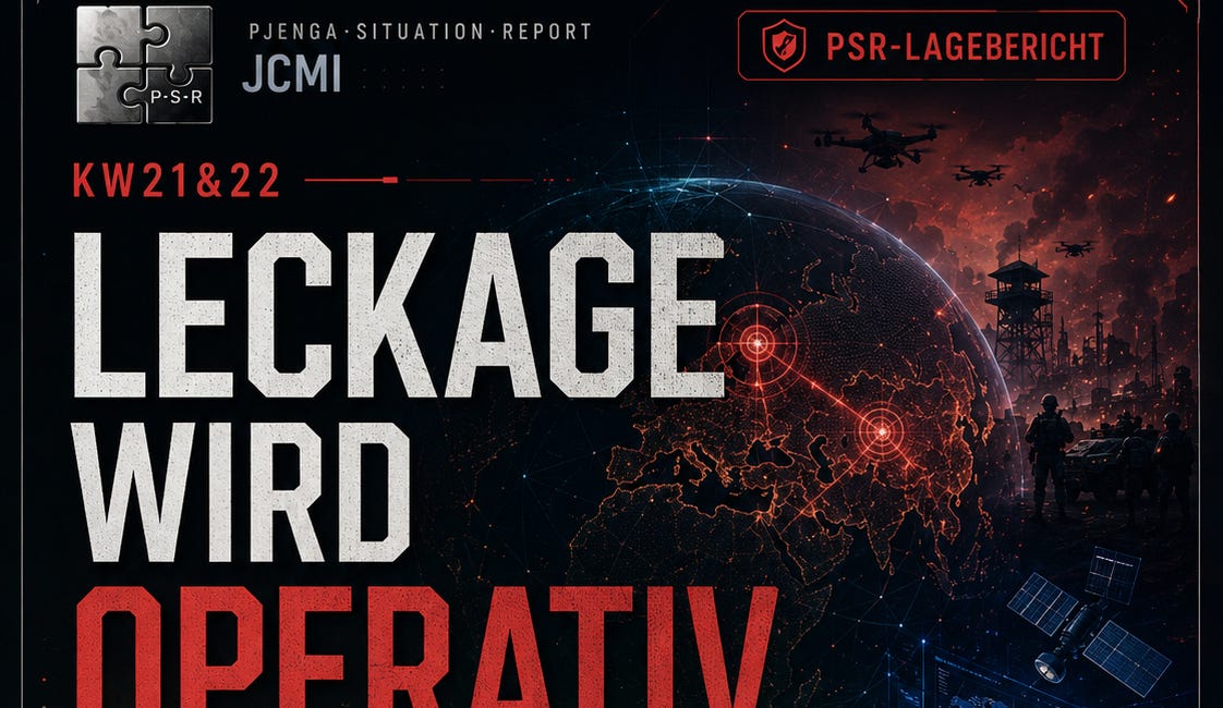 PSR-Lagebericht KW21&22 | Leckage wird operativ