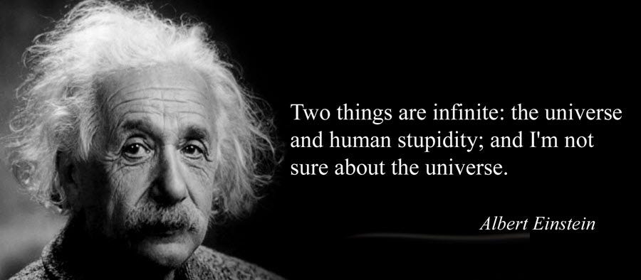 Einstein Stupidity Quote Einstein Stupidity Quote