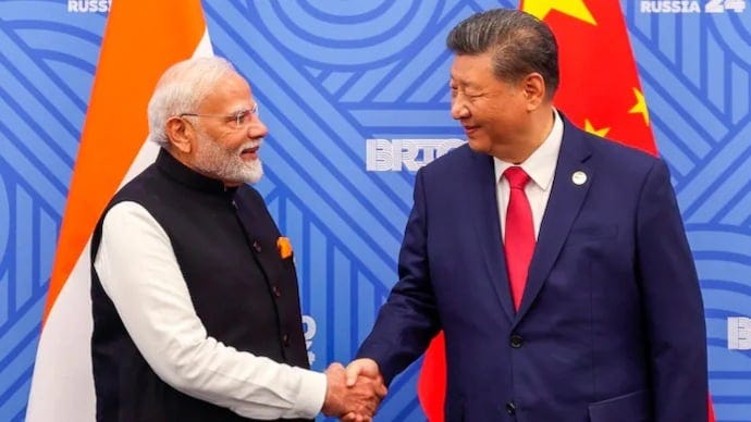 File photo of PM Modi with Chinese President Xi Jinping.