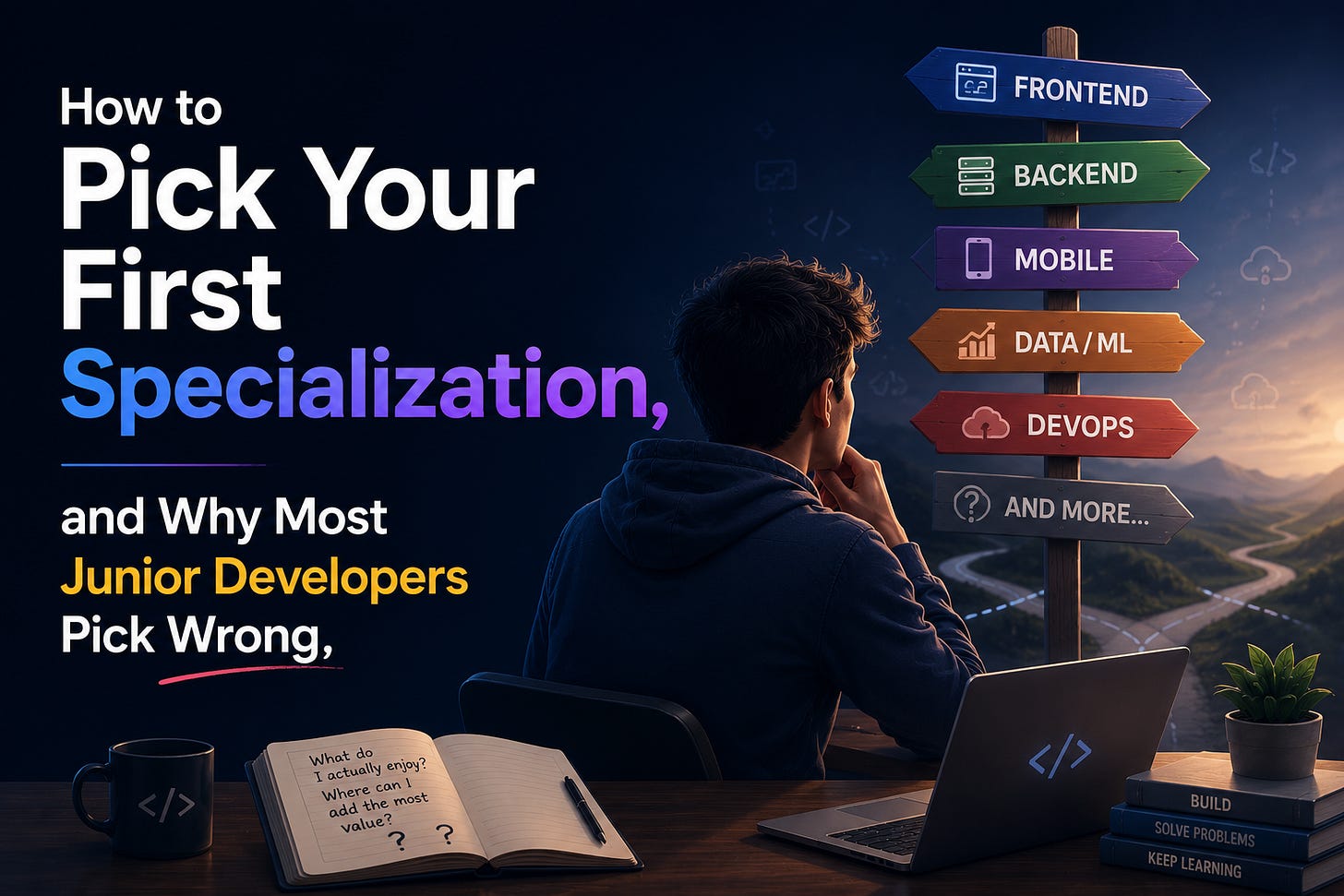 How to Pick Your First Specialization, and Why Most Junior Developers ...