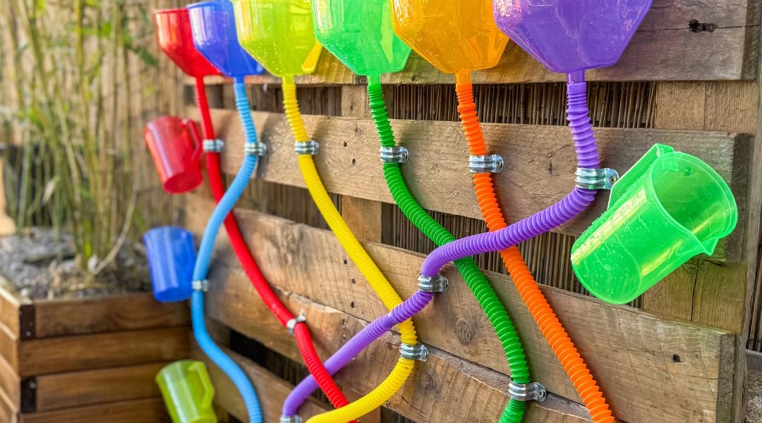 DIY Water Wall - Play Days With Jess