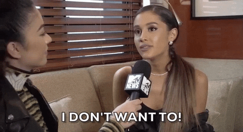 'I don't want to!' GIF