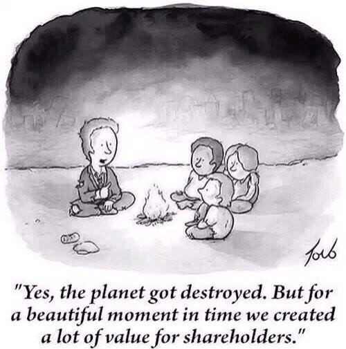 Marc Benioff on X: "Yes the planet got destroyed. But for a beautiful  moment in time we created a lot of value for shareholders.  http://t.co/6ER8bLma9J" / X