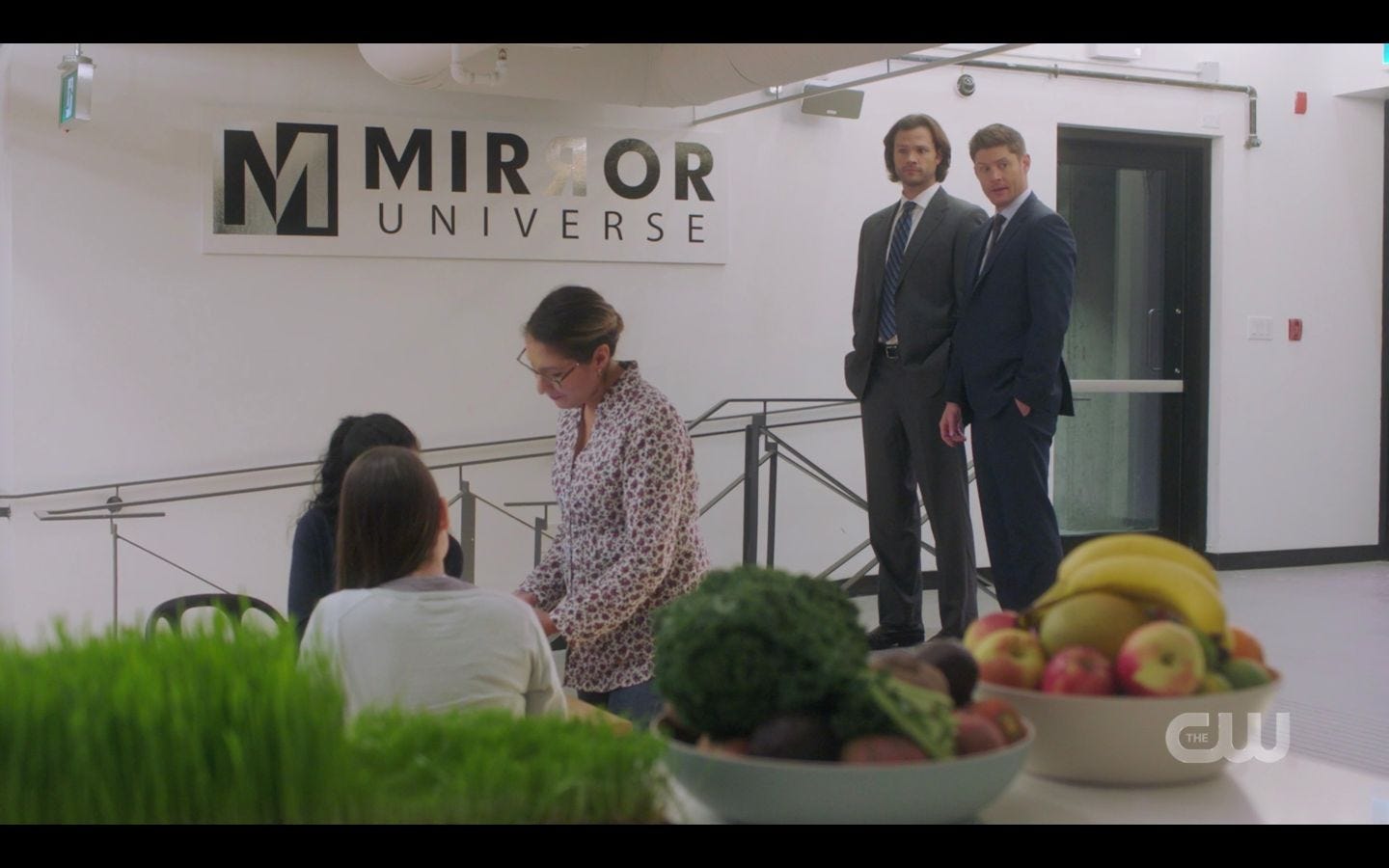 Sam Dean Winchester at Mirror Universe being nerdy SPN 14.20 Sam Dean Winchester at Mirror Universe being nerdy SPN 14.20