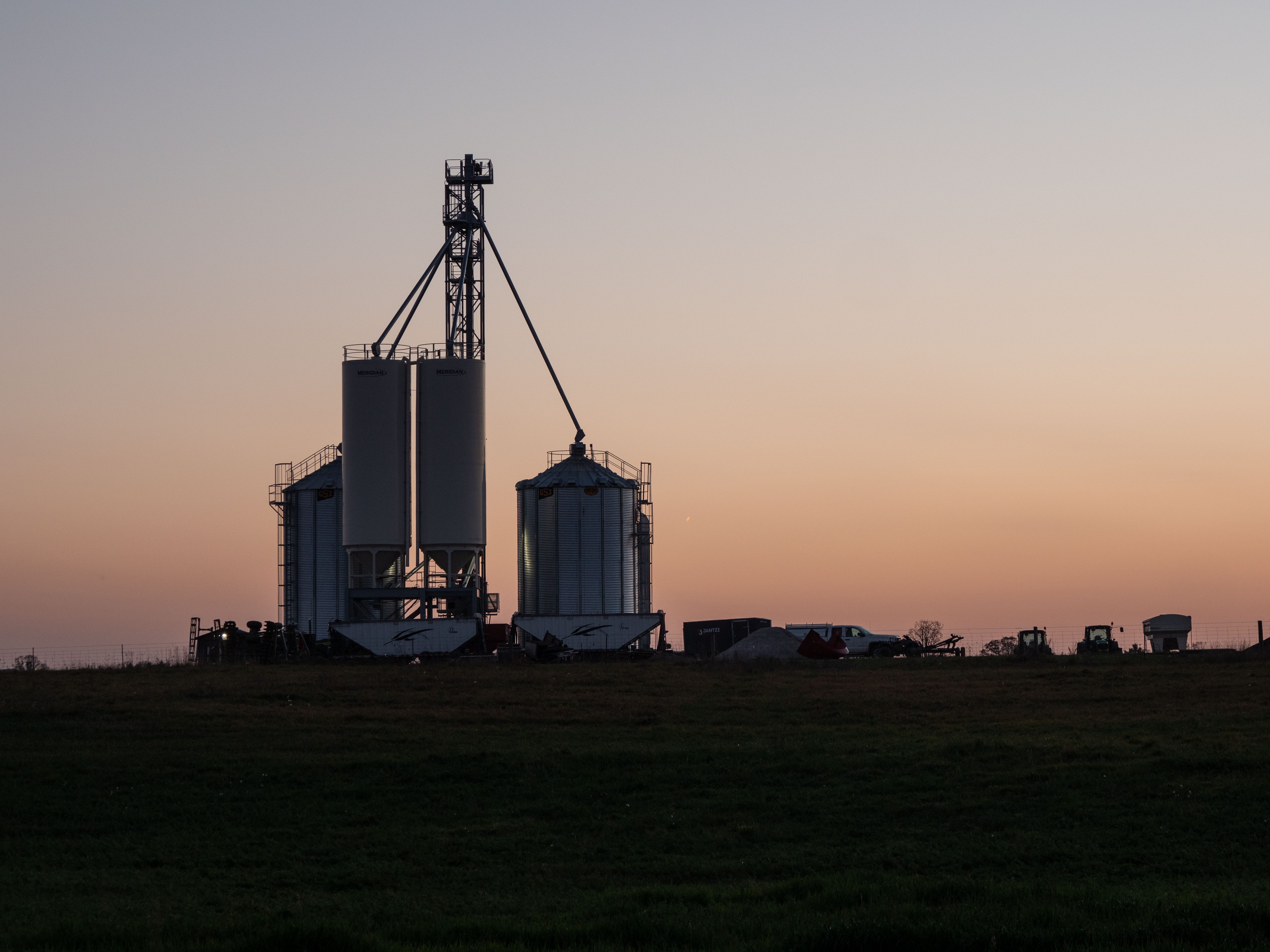 Stack Silo Farm Silos - by Ron Hewson - Ron’s photography Substack