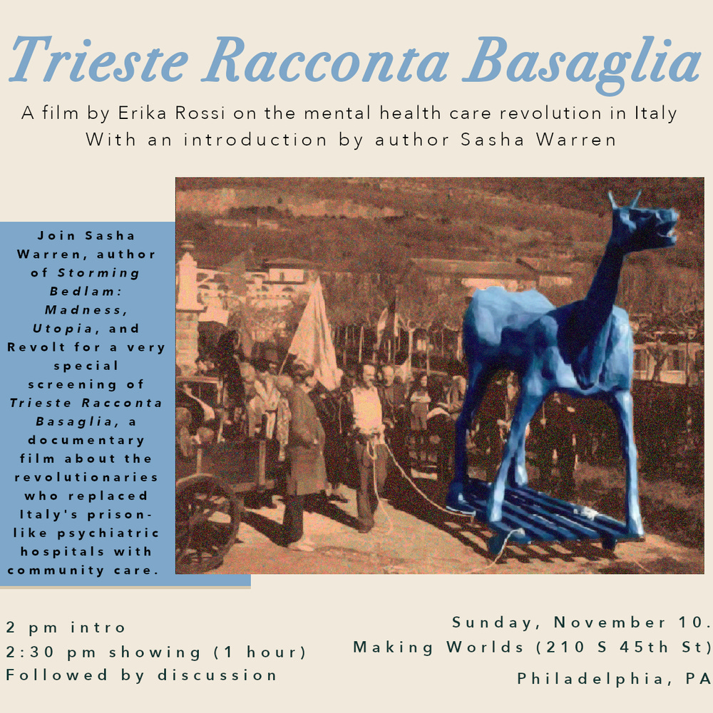 Trieste Racconta Basaglia: Film screening and discussion of experiments in radical mental health care