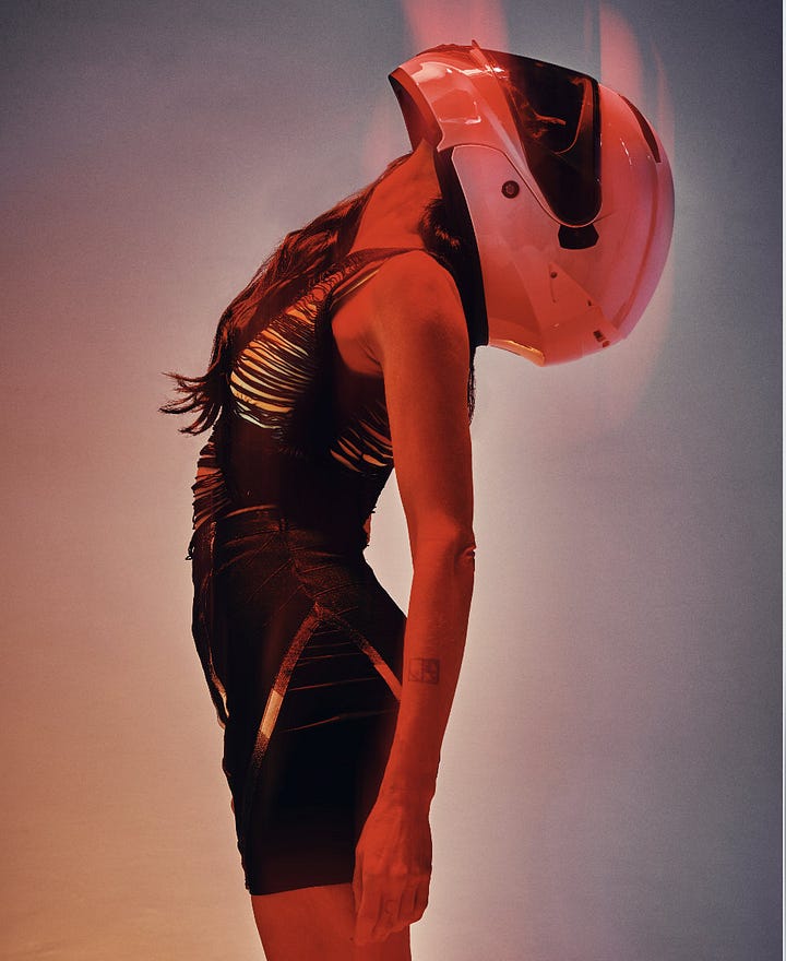 photos of Kaitlyn Aurelia Smith and her new album cover