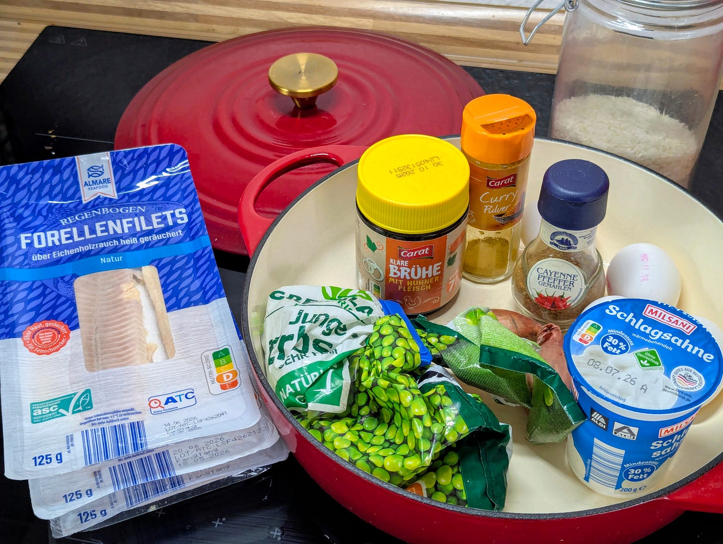 Zutaten für das Kedgeree Zutaten für das Kedgeree
