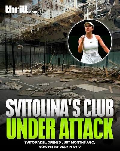 SVITO PADEL CLUB DAMAGED IN KYIV 🇺🇦🎾 A Russian strike on Kyiv on  September 8 sent a blast wave through @svitopadelclub, badly damaging the  club just months after it opened with seven
