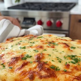 Cheesy Mashed Potatoes au Gratin