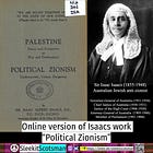[UNANNOTATED] Palestine: peace and prosperity or war and destruction? Political Zionism: undemocratic, unjust, dangerous