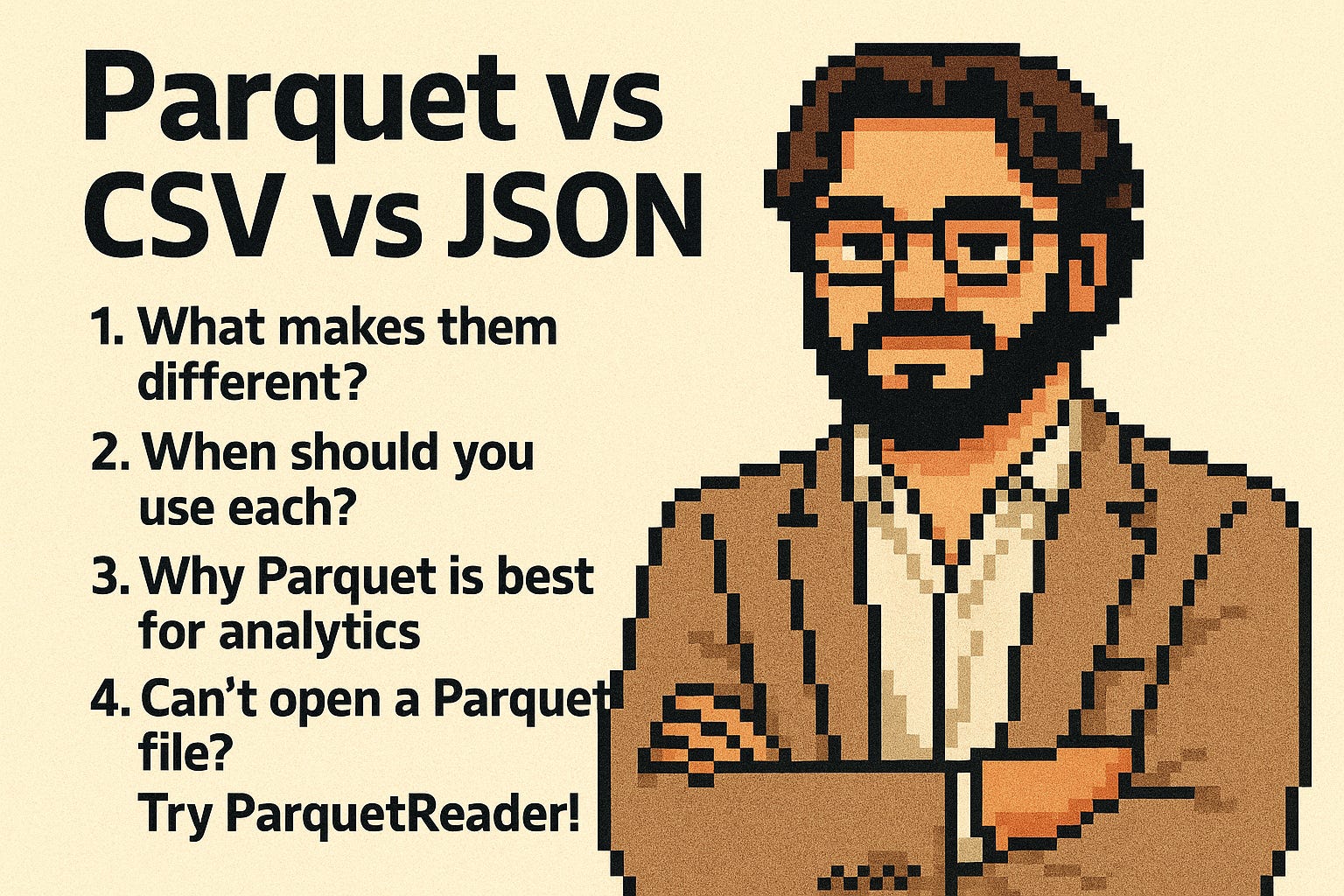 Parquet vs CSV vs JSON: What’s the Difference?