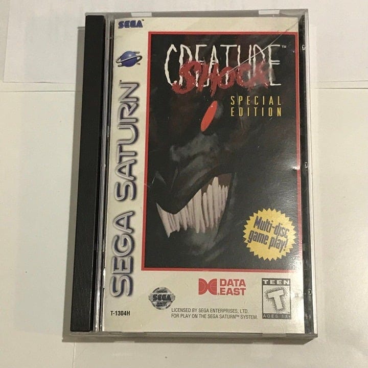 Creature Shock Special Edition for Sega Saturn Complete w/Manual