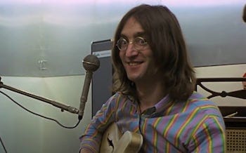 Off his rocker: John Lennon in The Beatles: Get Back