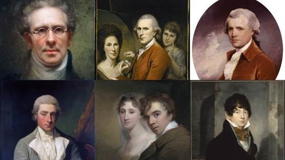 A collage of portraits of two people

AI-generated content may be incorrect.