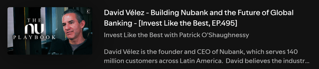 David Velez podcast episode David Velez podcast episode