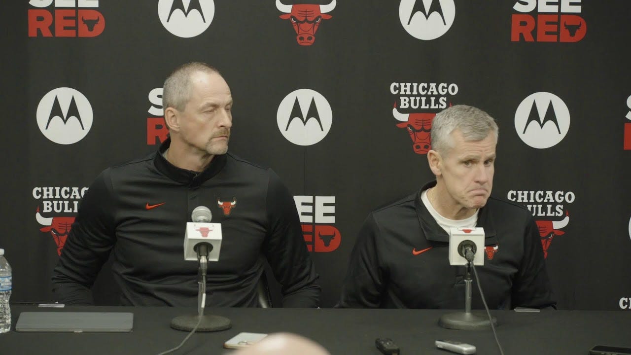 2025-26 Chicago Bulls Media Day - Arturas Karnisovas & Billy Donovan