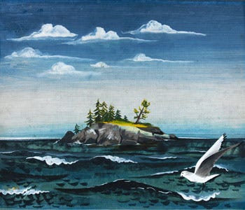 Caldecott Acceptance Speech - July 2, 1947 For The Little Island, By Golden MacDonald Illustrated by Leonard Weisgard