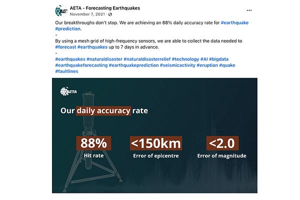 Earthquake Insights | Judith Hubbard & Kyle Bradley | Substack