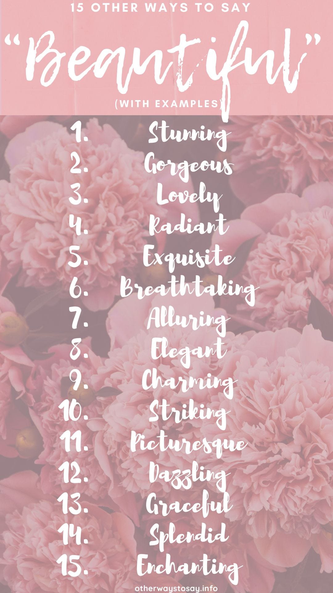 15 Other Ways to Say “Beautiful” (With Examples)